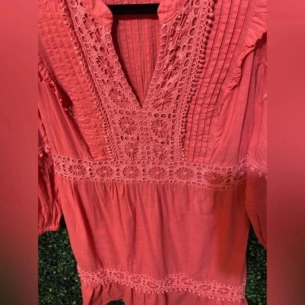 Anthropologie Josephine Embroidered Dress by Akemi + Kin - Size Small - Picture 5 of 8